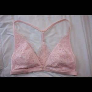 Pink Lacey bralette